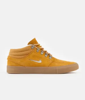 Nike SB Janoski Mid Remastered Premium Shoes - Chutney / White - Chutney - Gum Light Brown