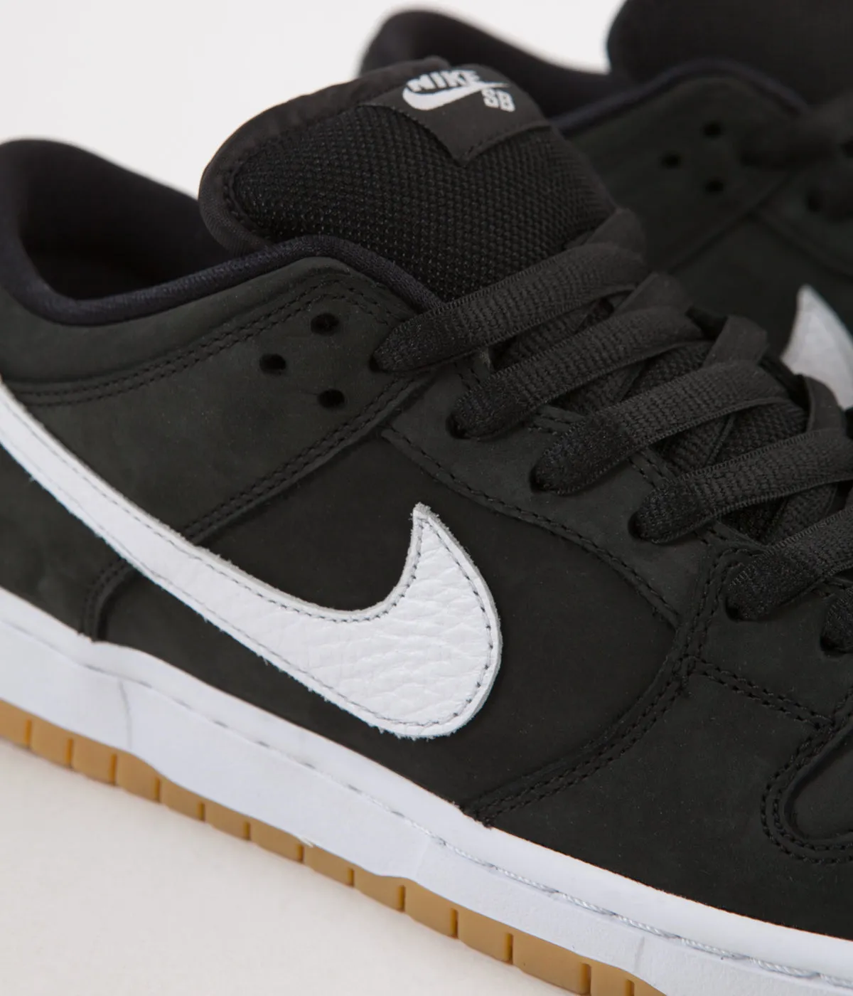 Nike SB Orange Label Dunk Low Pro Shoes - Black / White - Black