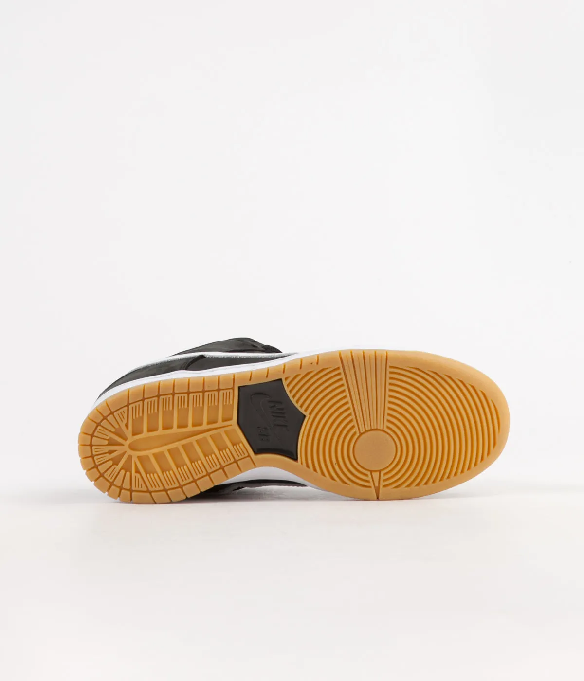 Nike SB Orange Label Dunk Low Pro Shoes - Black / White - Black