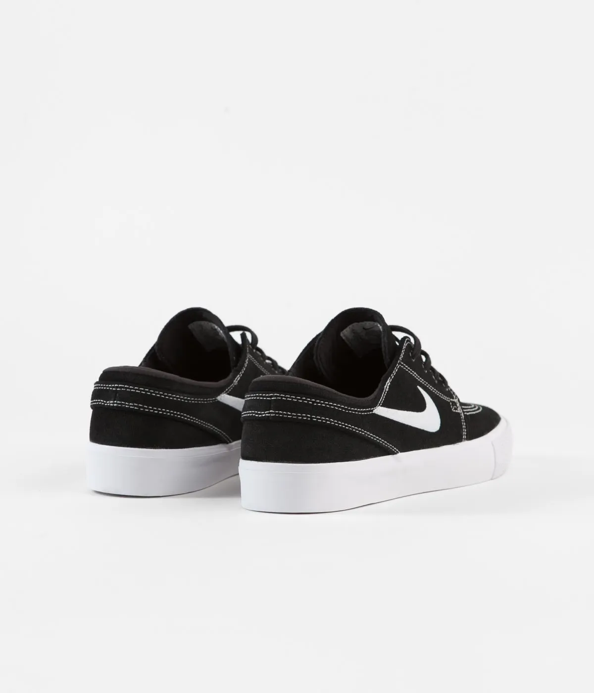 Nike SB Stefan Janoski Remastered Shoes - Black / White - Black - Coconut Milk