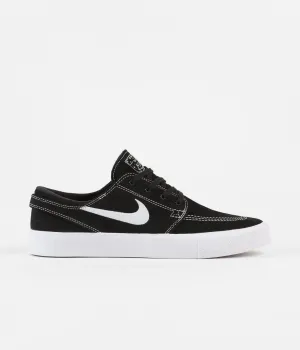 Nike SB Stefan Janoski Remastered Shoes - Black / White - Black - Coconut Milk