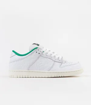 Nike SB x Ben-G Dunk Low OG 2 Shoes - White / White - Lucid Green - Sail