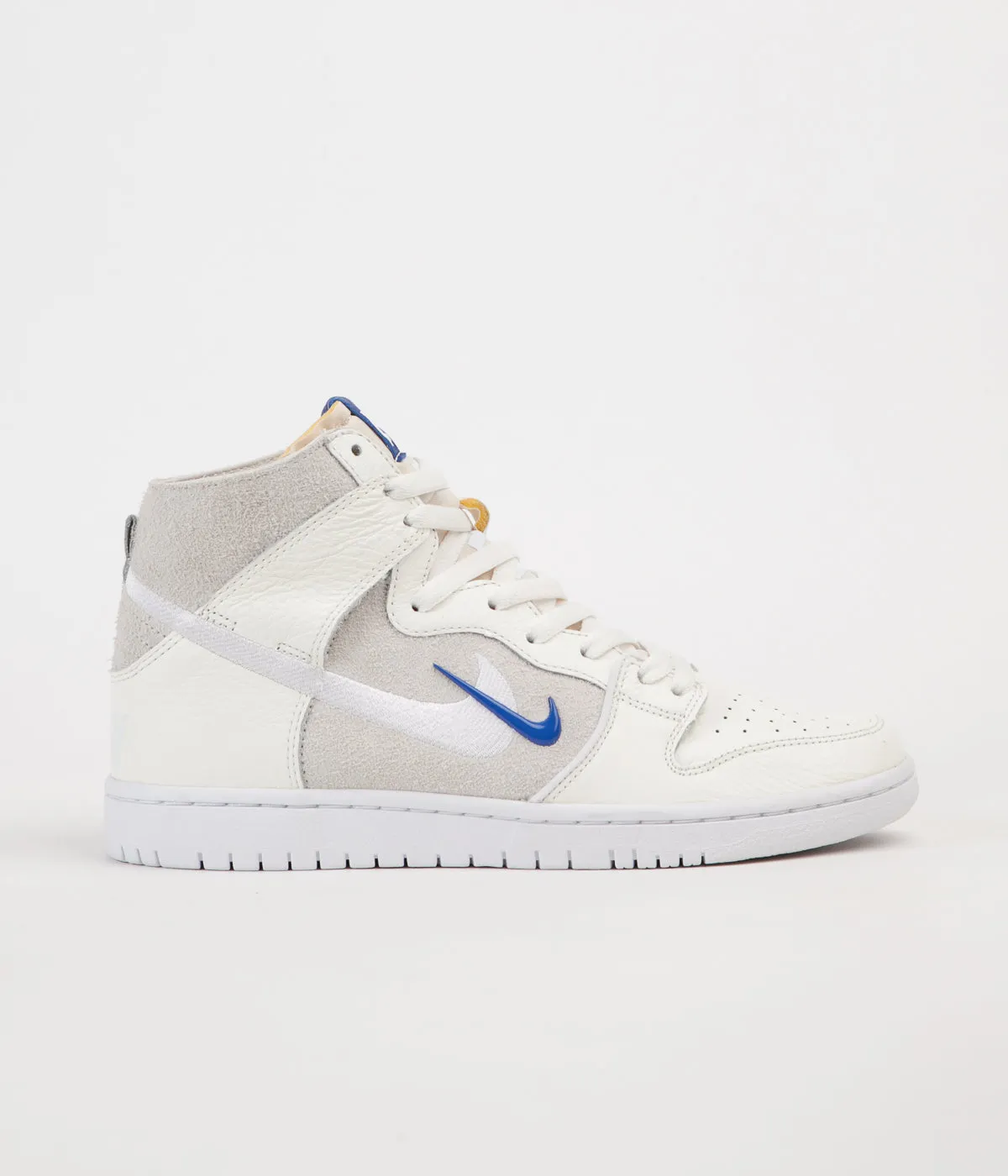 Nike SB x Soulland Dunk High Pro Shoes - Sail / Game Royal - White