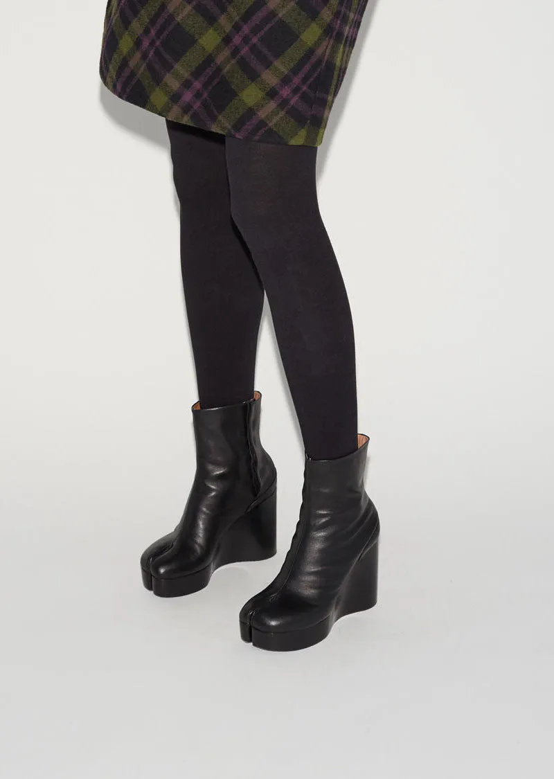 Platform Tabi Wedge Boot