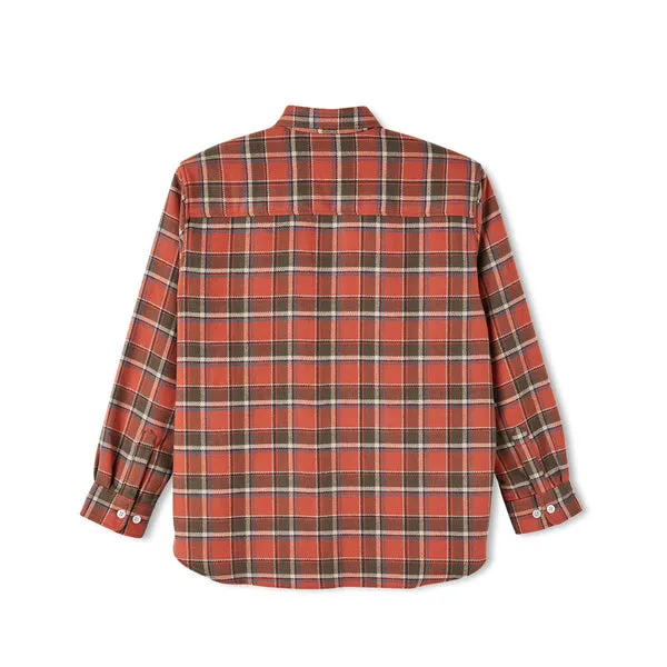 Polar Skate Co Flannel Shirt - Orange