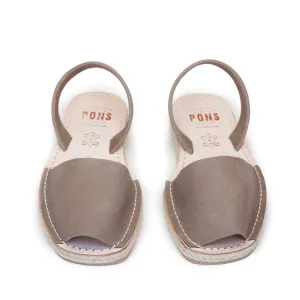 Pons Classic Espadrille Taupe