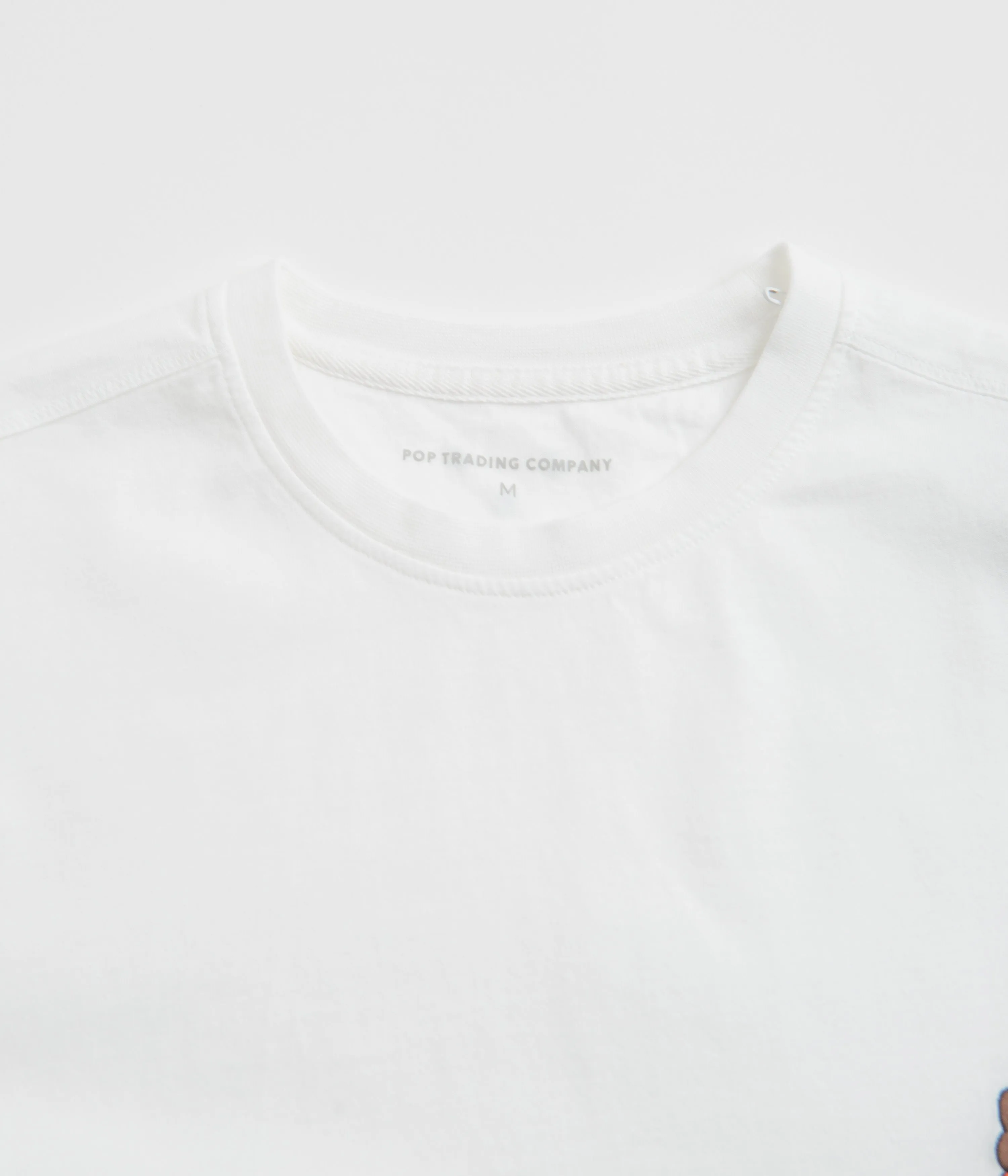 Pop Trading Company x Miffy Embroidered T-Shirt - White