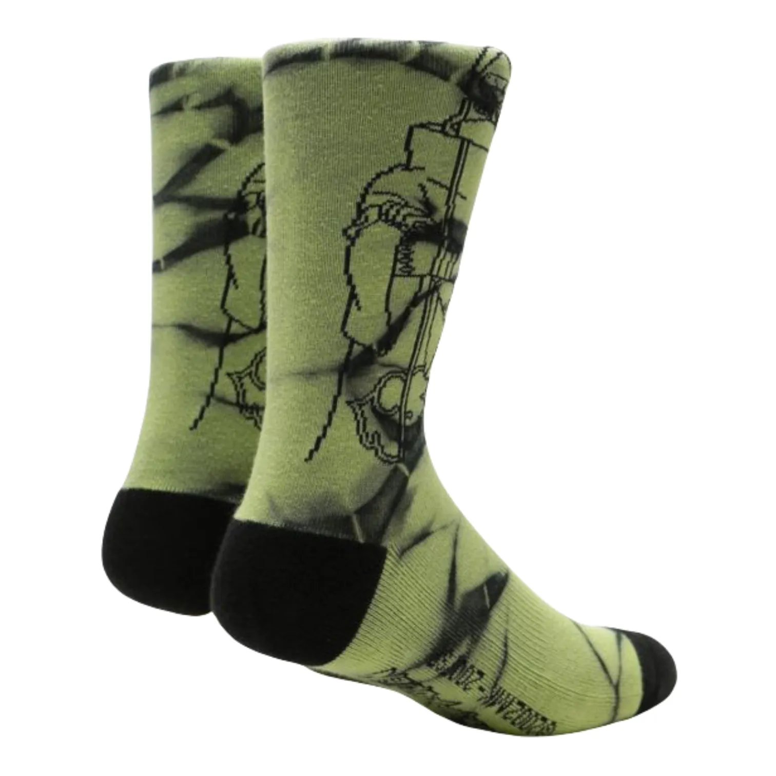 Primitive Narutu Kakuzu Washed Socks Green