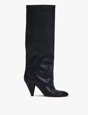 Proenza Schouler Cone Knee High Boots - Black