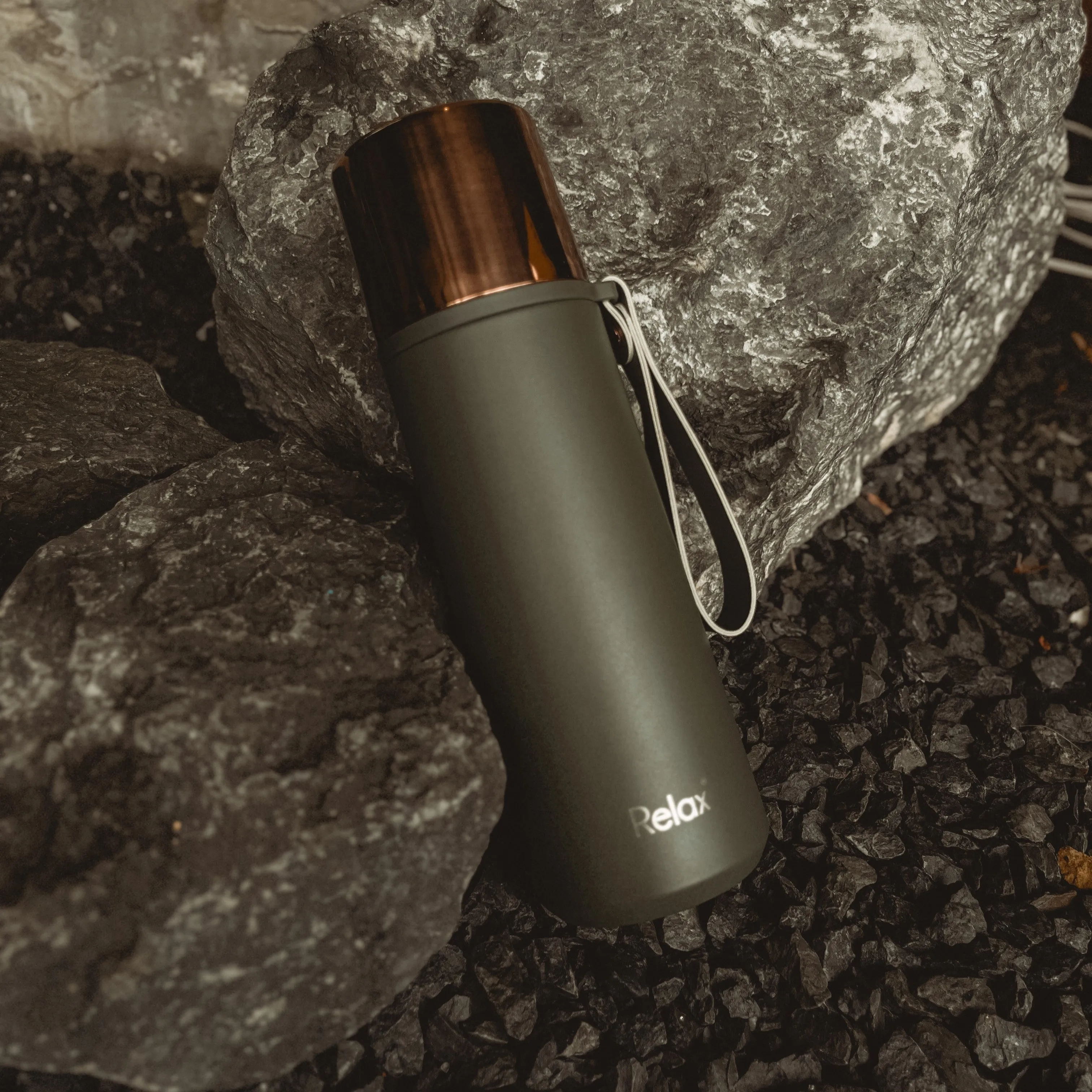 RELAX 1000ML VINCCI STAINLESS STEEL THERMAL FLASK - FOREST