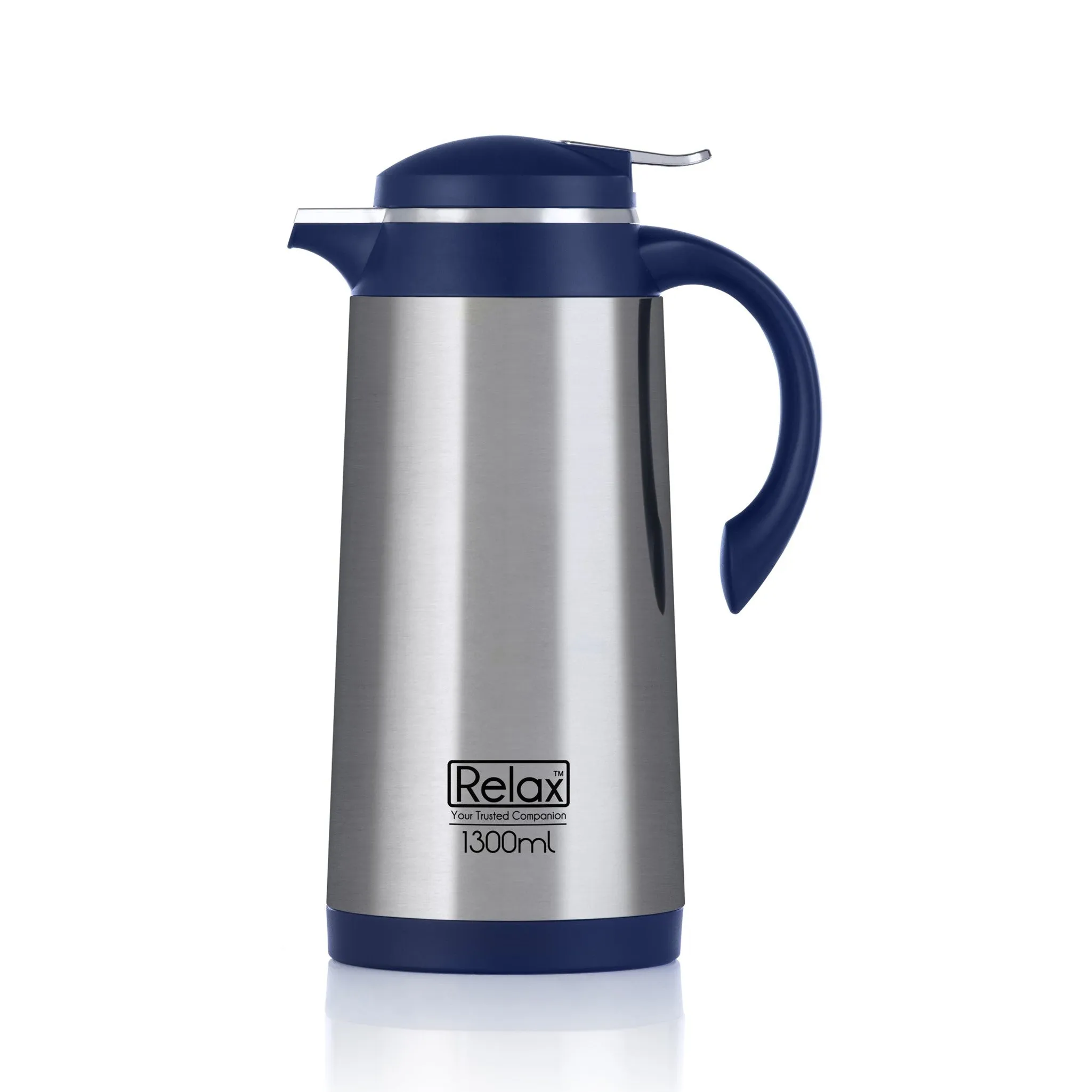RELAX 1300ML VERRA STAINLESS STEEL THERMAL CARAFE - BLUE (D4100 SERIES)