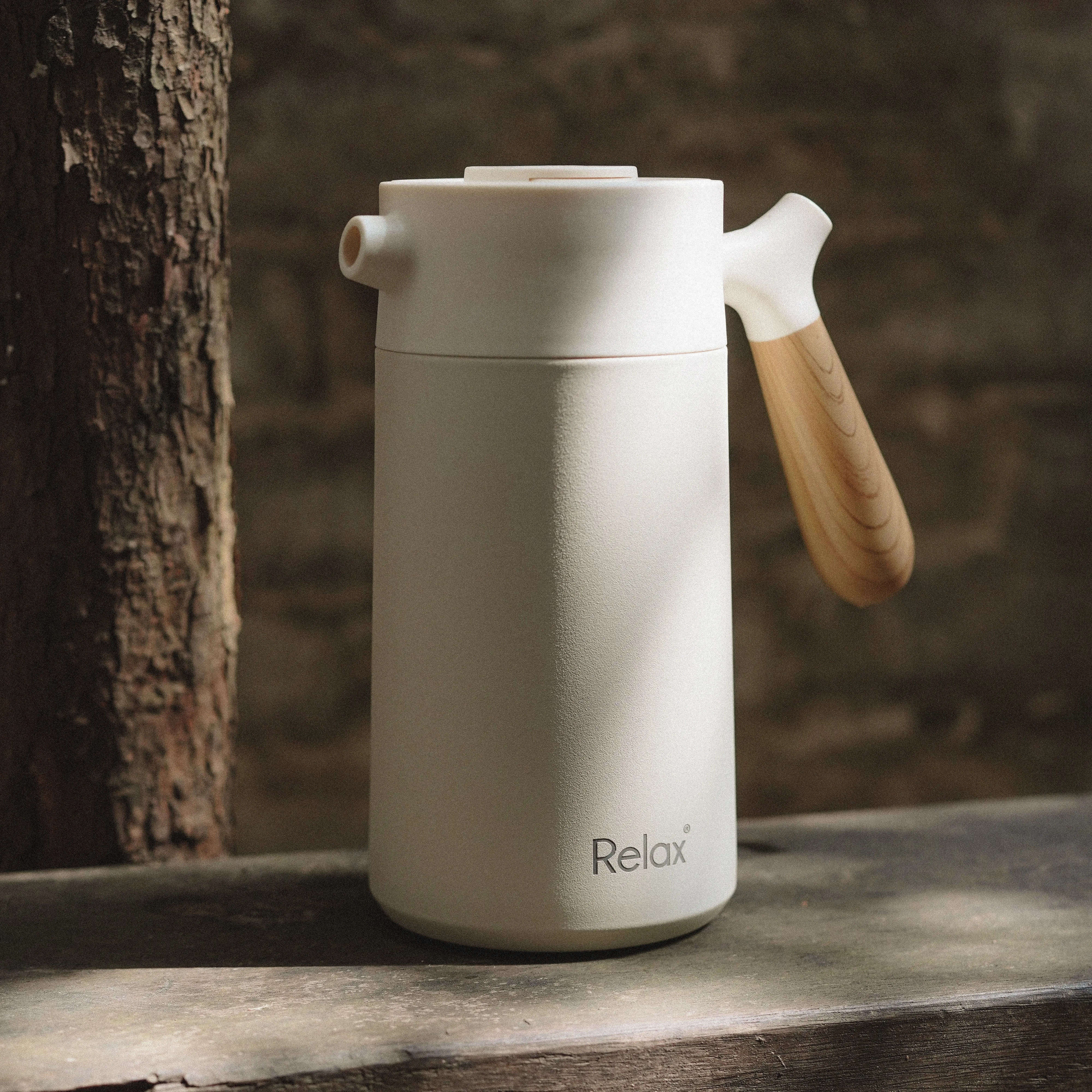 RELAX 1400ML COEVAL STAINLESS STEEL THERMAL CARAFE - OAK