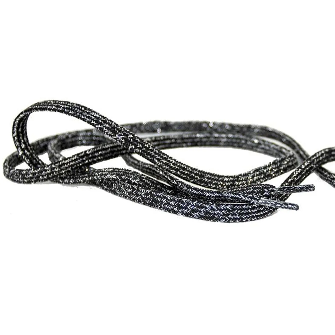 Rio Roller Laces - Black Glitter