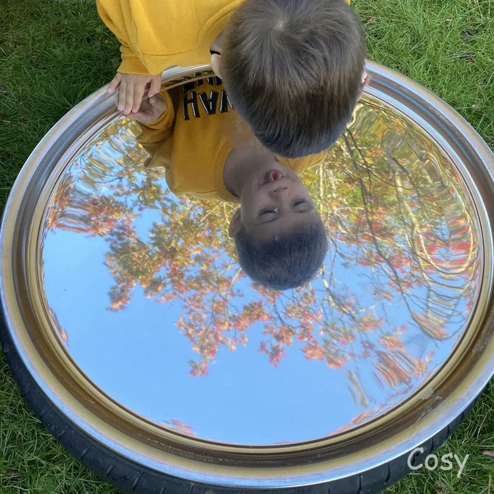 Round Magnetic Mirror Tray 65cm (TRAY ONLY)