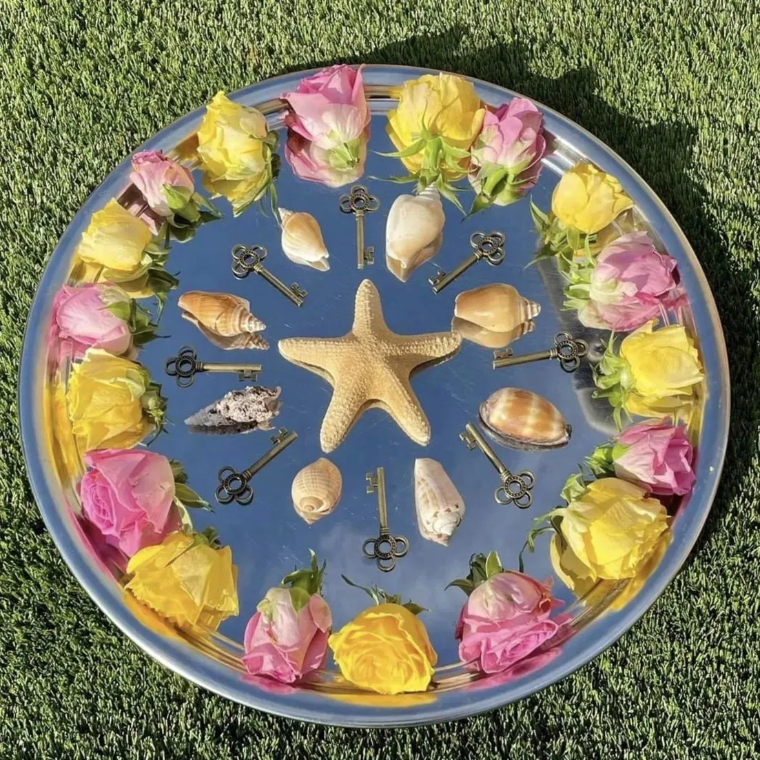 Round Magnetic Mirror Tray 65cm (TRAY ONLY)