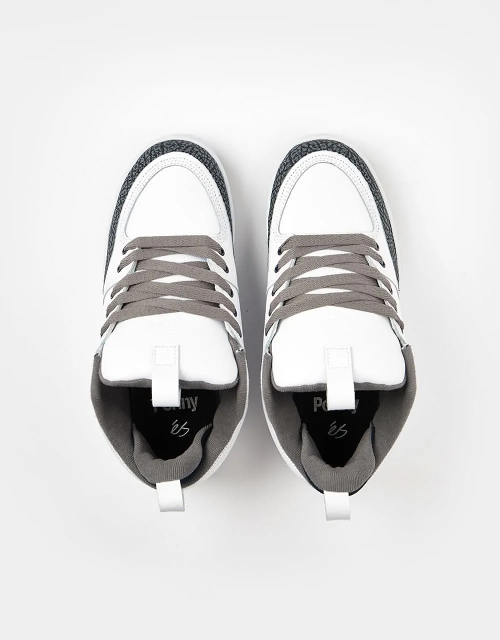 éS Penny 2 Skate Shoes - White/Navy