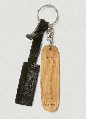 Saint Laurent Logo Skate Keyring