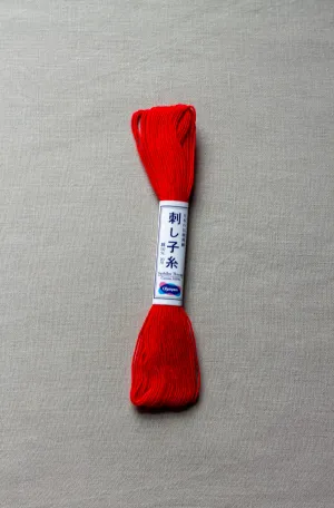 Sashiko thread #15 - Bright Red