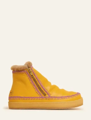 Setsu Crochet Ankle Boot Mimosa Leather Purple - Preorder - Ships 19 Dec 24