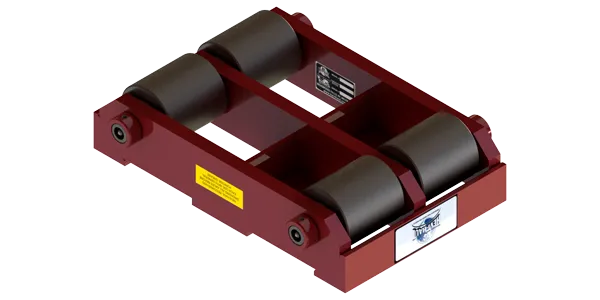 Short Straight Line Skate HST-1040 | 20 Ton Capacity - Steel Rollers