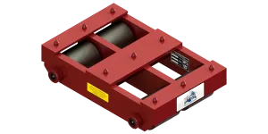 Short Straight Line Skate HST-1040 | 20 Ton Capacity - Steel Rollers