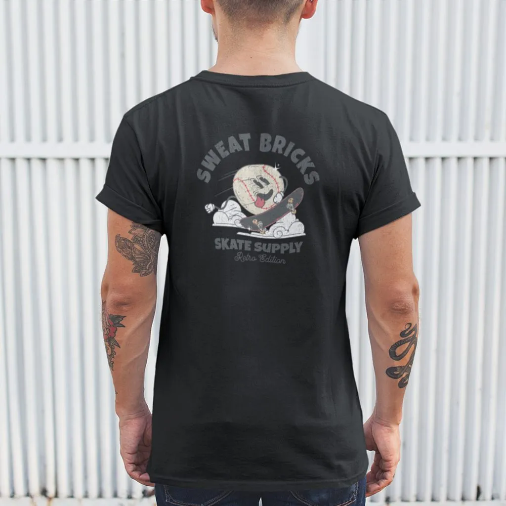 Skate T-shirt Sweat Bricks Skate Supply Back