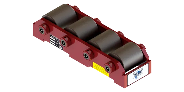 Slim Straight Line Skate HTDM-4 | 7.5 Ton Capacity - Steel Rollers