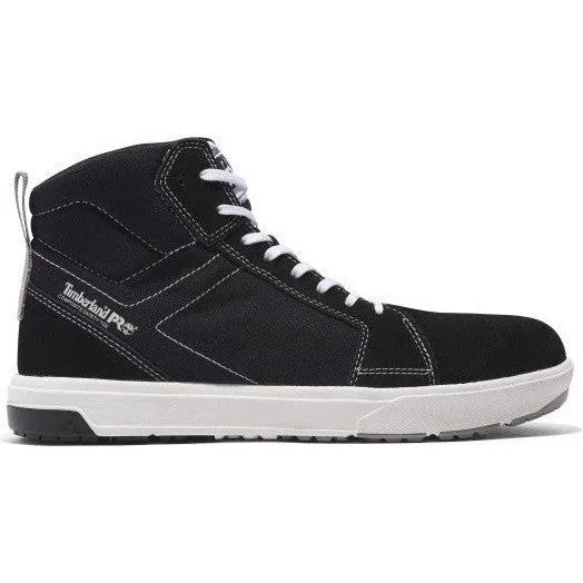 Timberland Pro Unisex Berkley HI Comp Toe Work Shoe- Black- TB1A5QN6001
