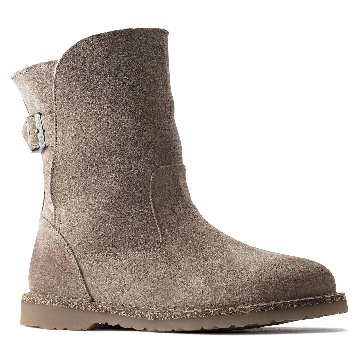 Uppsala Shearling Suede Gray Taupe