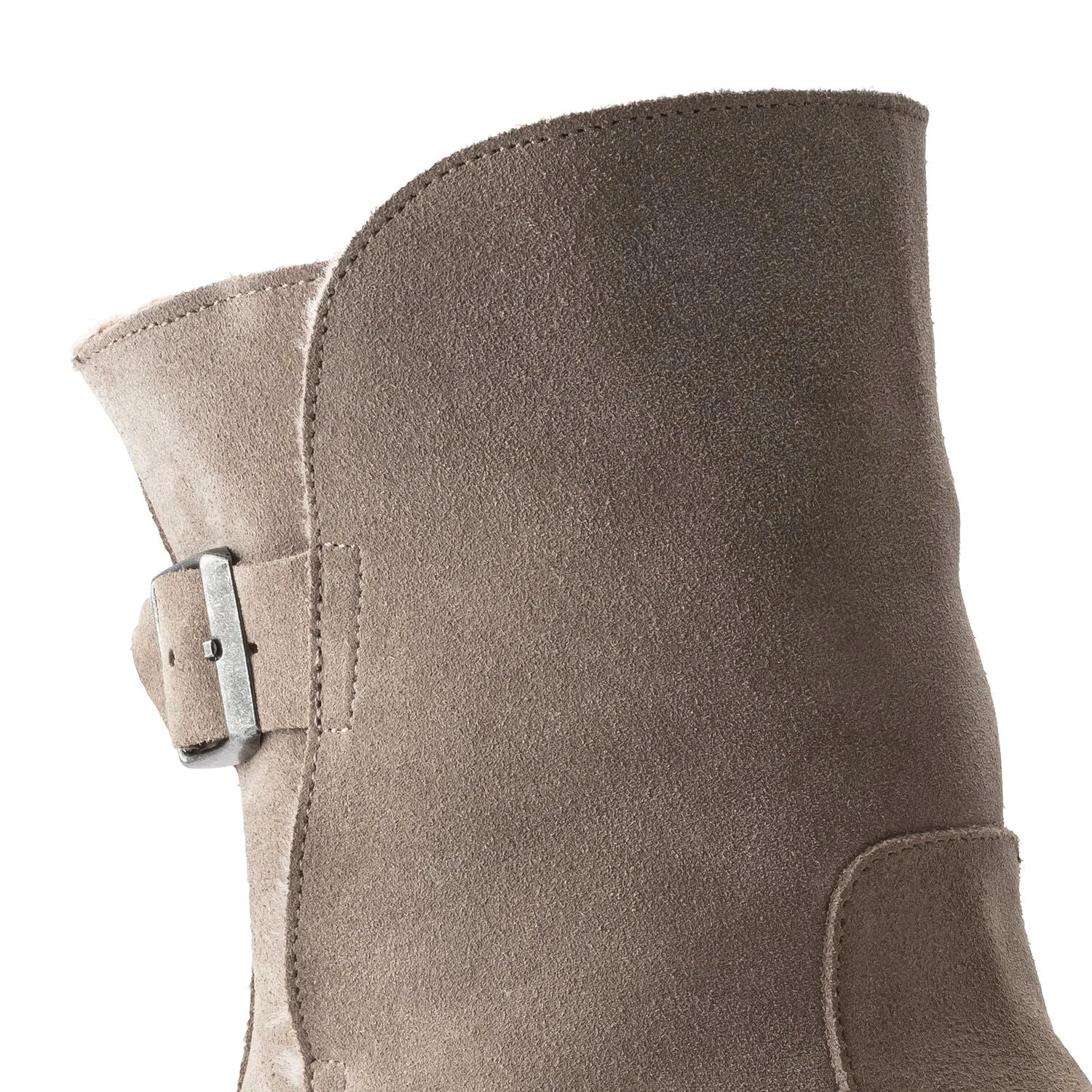 Uppsala Shearling Suede Gray Taupe