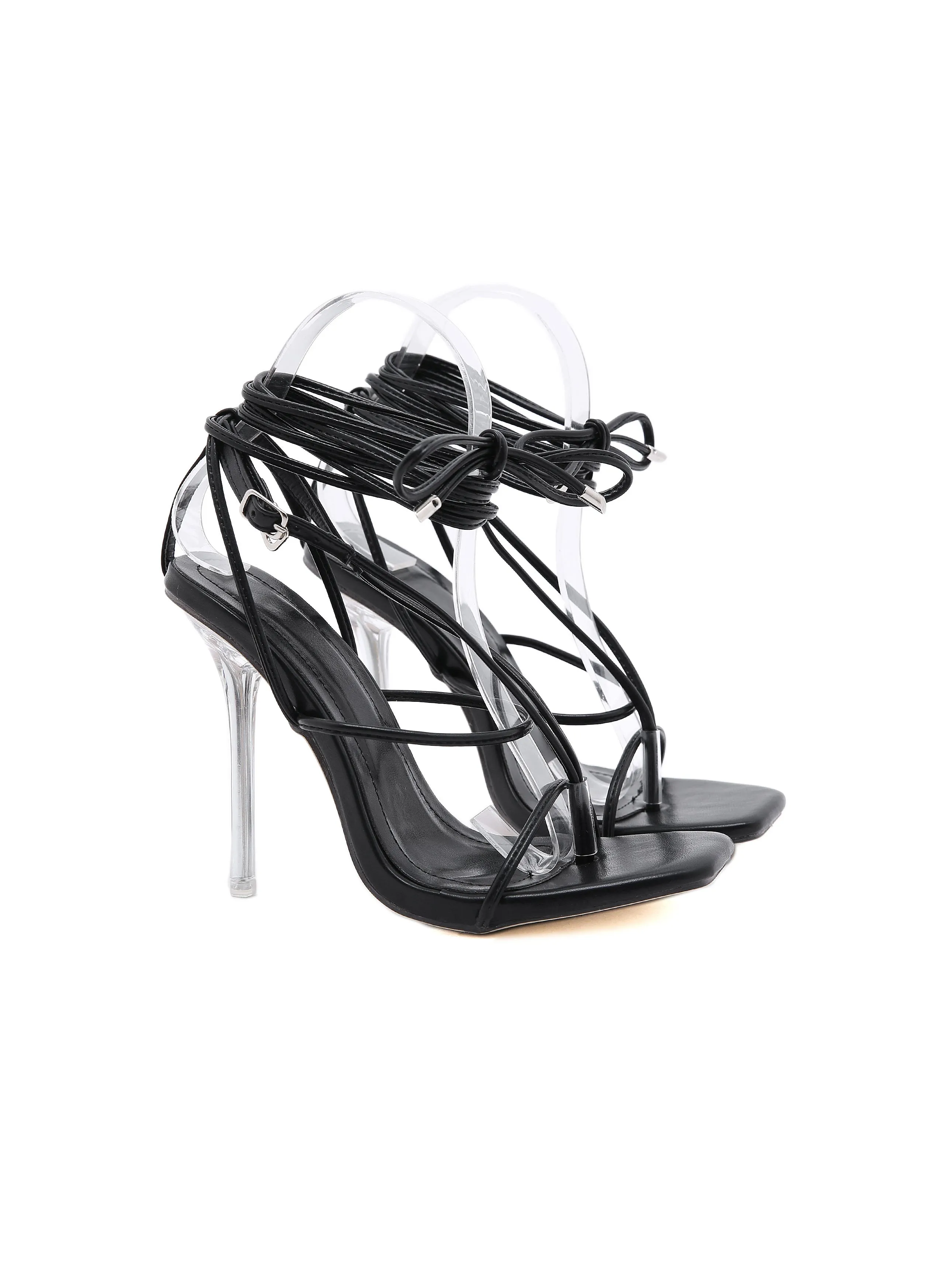 Vee Wrap Heels