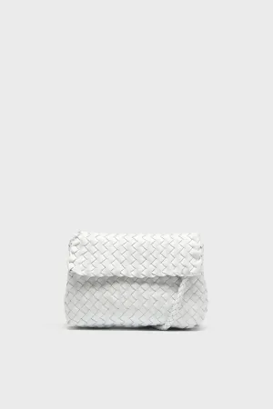 White Billie Flap Shoulder Bag