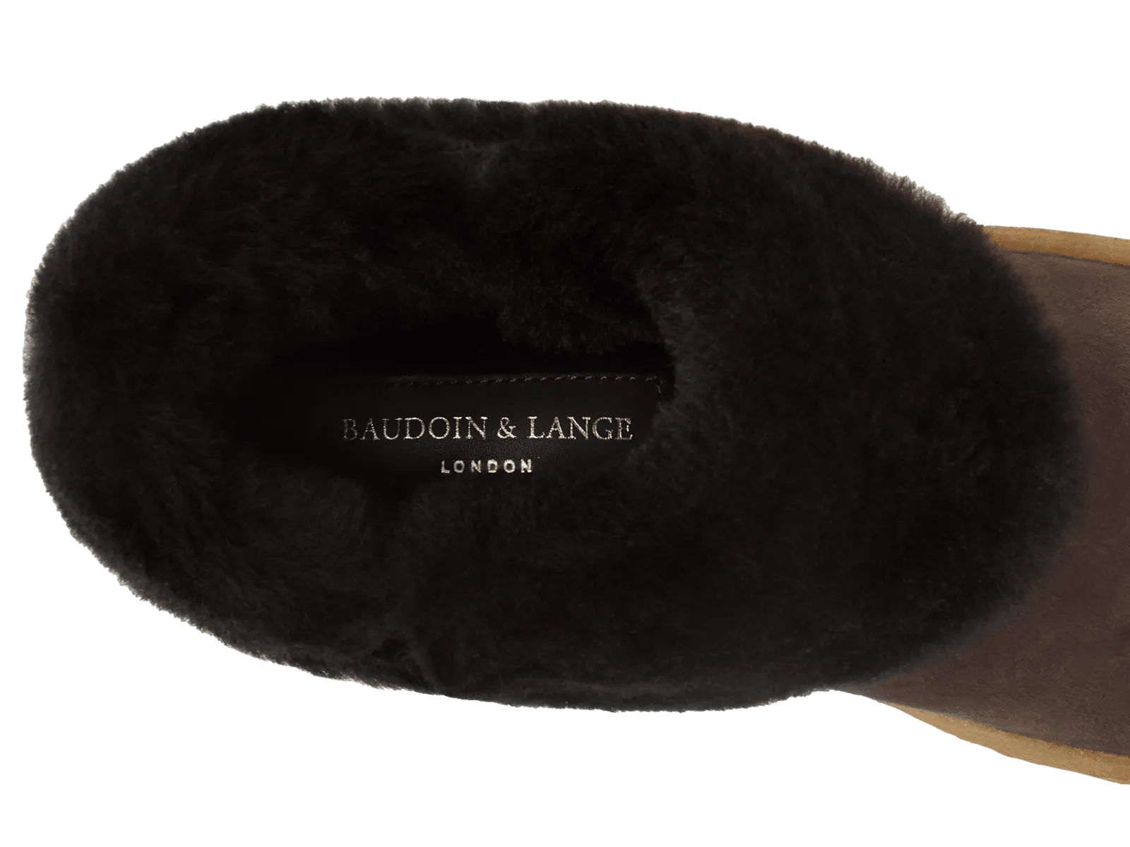 Winema Boots in Dark Brown Shearling Suede
