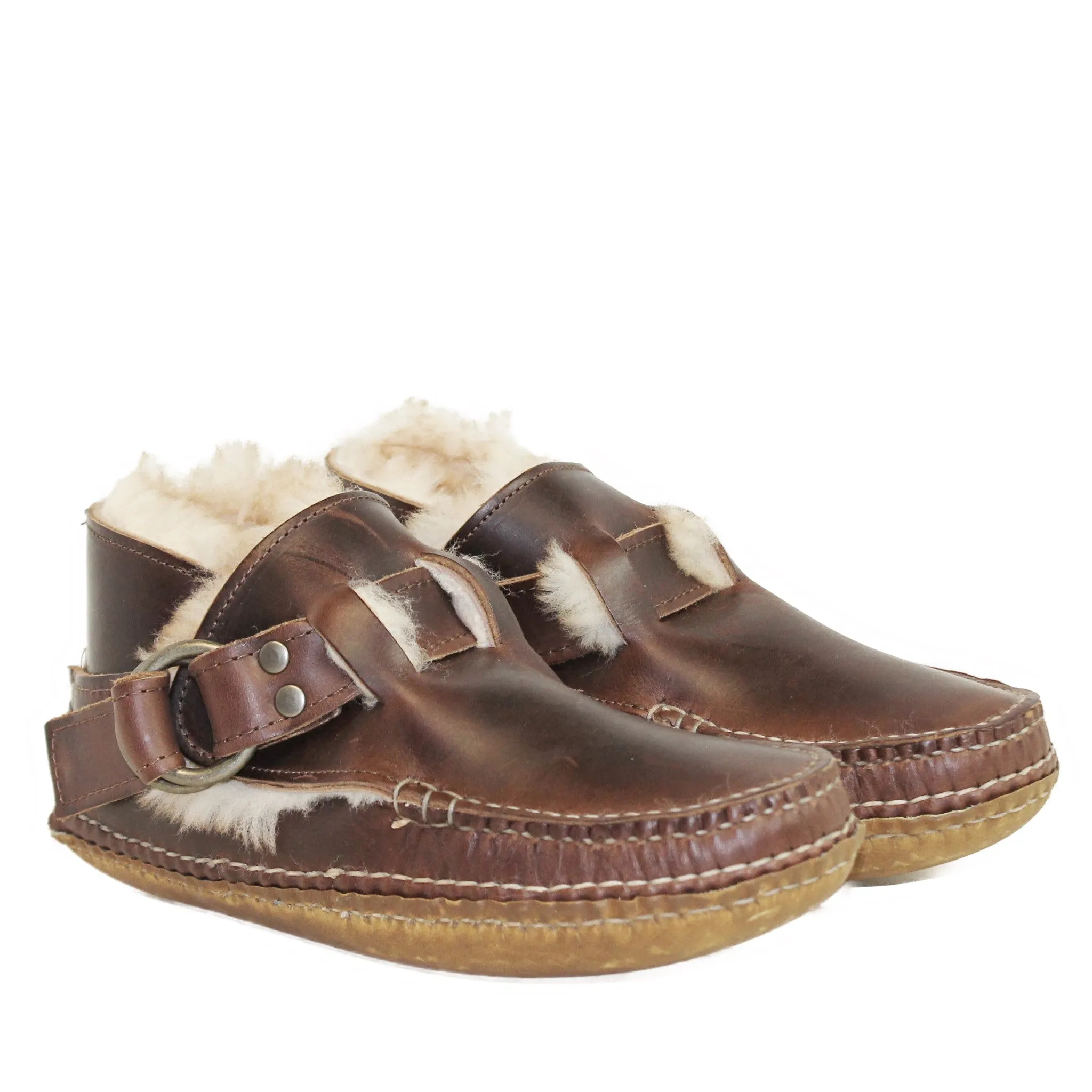 Women's Original Ring Boot - Brown Sheepskin Lined
