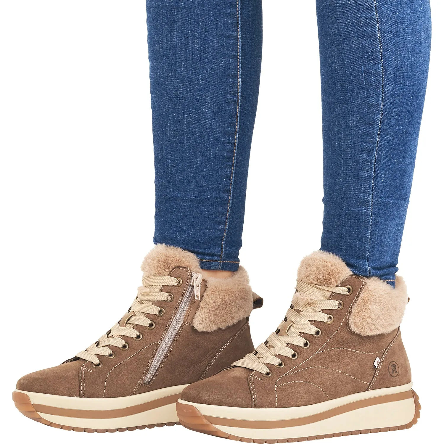 Women's Rieker Revolution W0961-24 Joy 61 Beige Nubuck