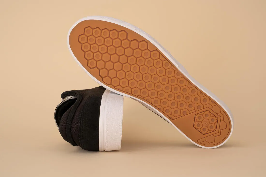 Zapatillas Skate Hombre y Niño Oxelo Vulca 500 II Vulcanizadas Negras